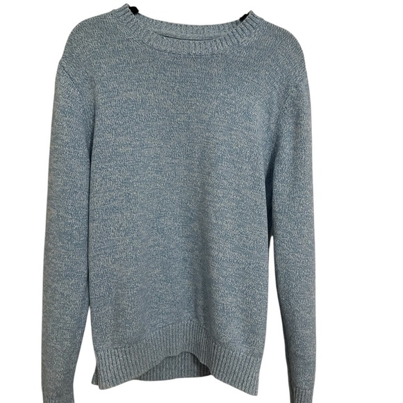 St John’s Bay XL Blue Marled Crewneck Sweater - Picture 1 of 3
